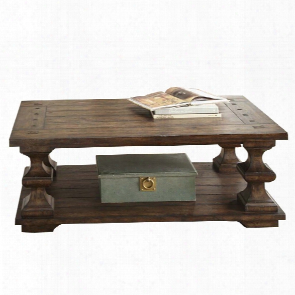 Liberty Furniture Sedona Coffee Table In Kona Brown