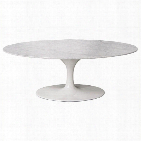 Maklaine Coffee Table In White Gloss