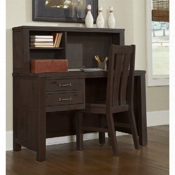 Ne Kids Highlands Desk With Hutch In Espresso