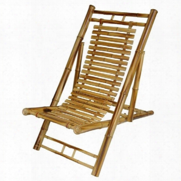 Oriental Furniture Folding Chair In Honey