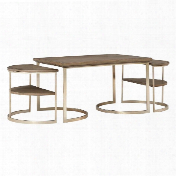 Stanley Furniture Virage Bunching Cocktail Table In Basalt