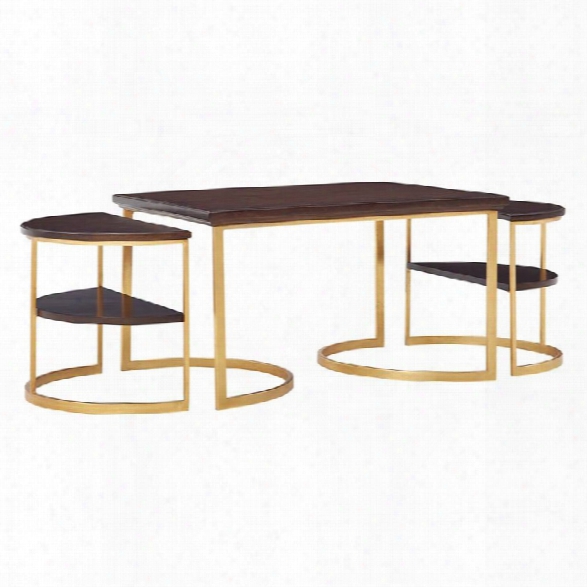 Stanley Furniture Virage Bunching Cocktail Table In Truffle