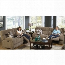 Catnapper Siesta Power Lay Flat 2 Piece Reclining Sofa in Porcini