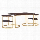 Stanley Furniture Virage Bunching Cocktail Table in Truffle