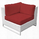 TKC Miami Corner Patio Chair in Red (Set of 2)