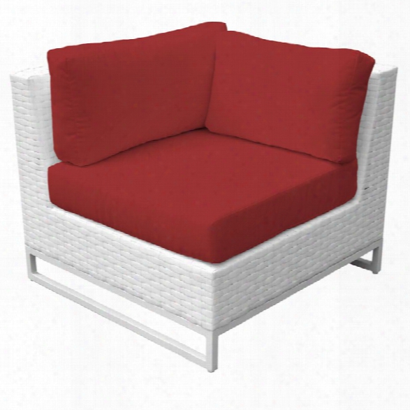 Tkc Miami Corner Patio Chair In Red (set Of 2)