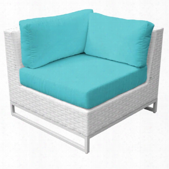 Tkc Miami Corner Patio Chair In Turquoise (set Of 2)