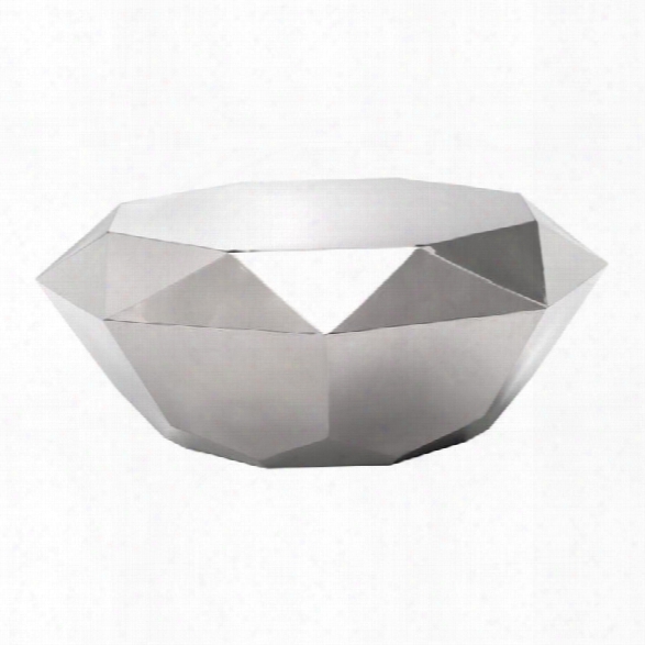 Zuo Gem Coffee Table In Silver