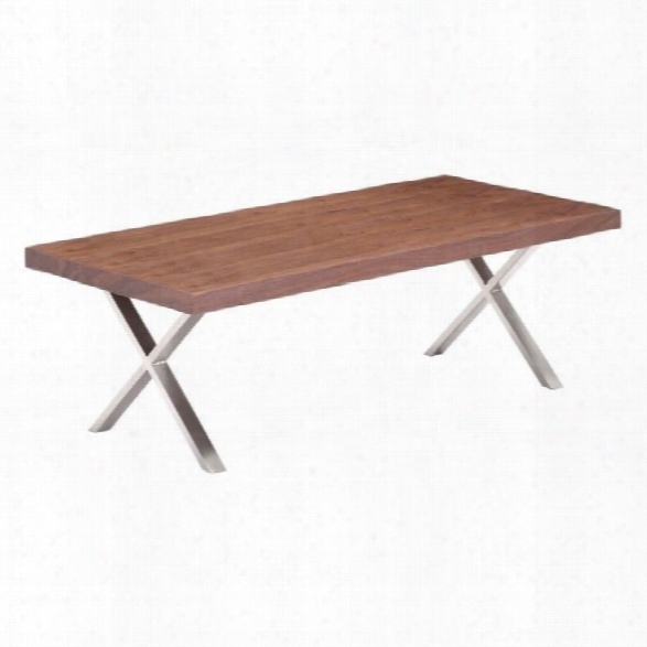 Zuo Renmen Coffee Table In Walnut