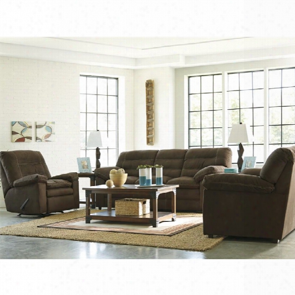 Ashley Talu 3 Piece Sofa Set In Cafe