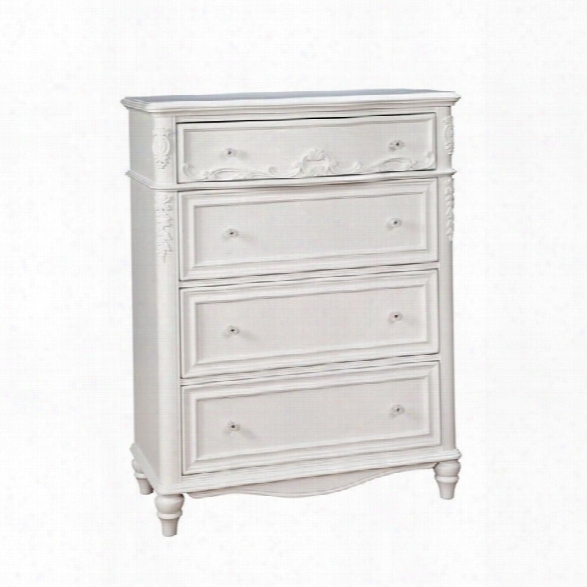 Coaster Caroline 4 Drawer Chest In White