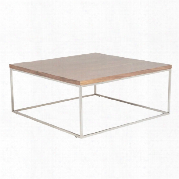 Eurostyle Teresa Square Coffee Table In American Walnut