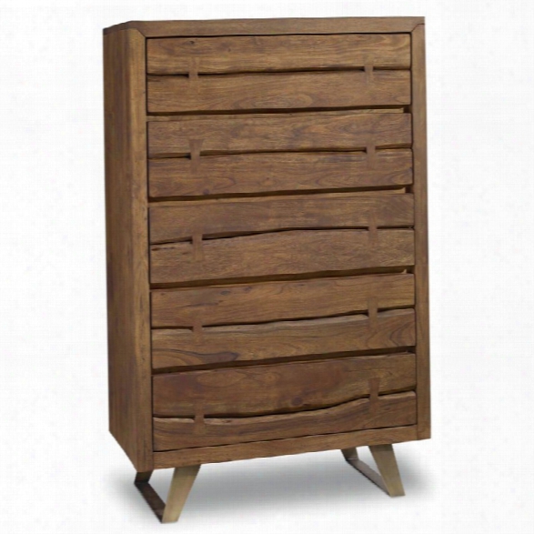 Hooker Furniture Transcend 5 Drawer Chest In Medium Wood