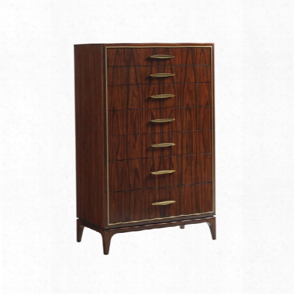 Lexington Take Five Arlington 7 Drawer Chest In Rosewood