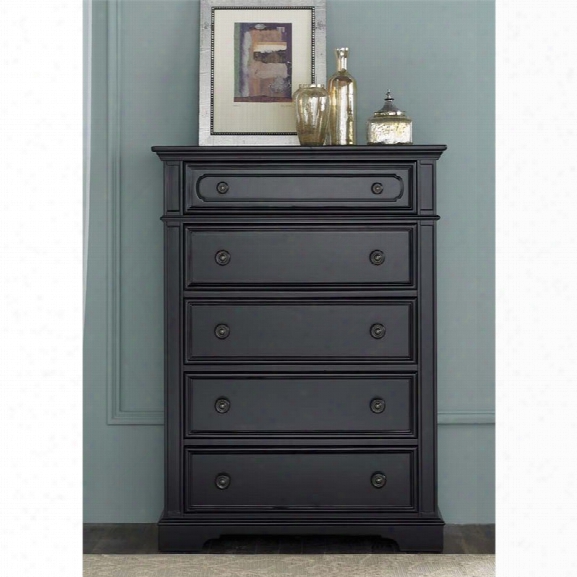 Liberty Furniture Carrington Ii 5 Drawer Chest In Black