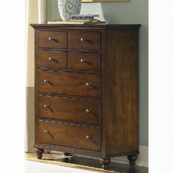 Liberty Furniture Hamilton 5 Drawer Chest In Cinnamon