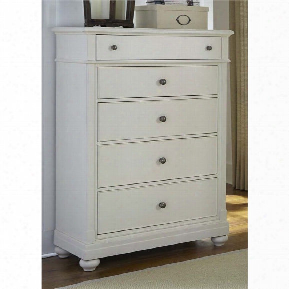 Liberty Furniture Harbor View Ii 5 Drawer Chest In Linen