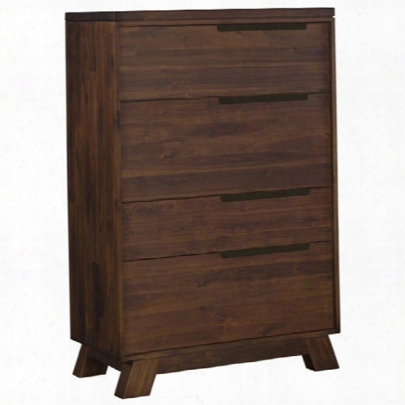 Modus Furniture Portland Secretary Chest In Walnut