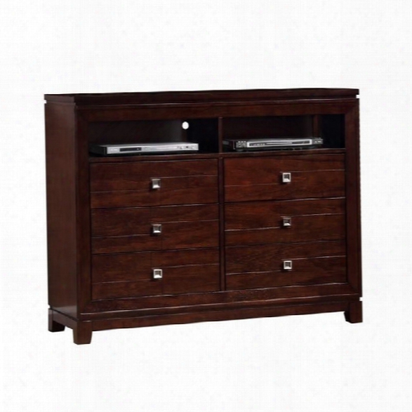 Picket House Furnishings London Tv Stand In Warm Cherry