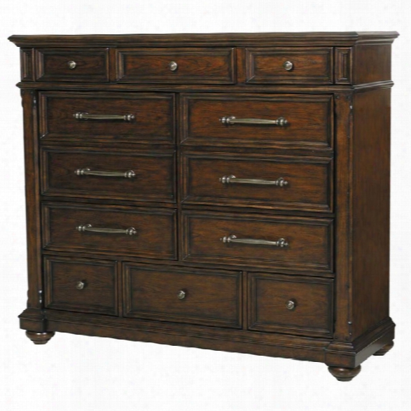 Pulaski Durango Ridge 12 Drawer Master Chest In Aged Brandy