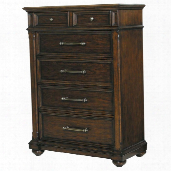 Pulaski Durango Ridge 5 Drawer Chest In Aged Brandy