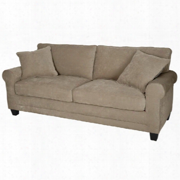 Serta At Home Copenhagen 77 Deep Seating Sofa In Tan