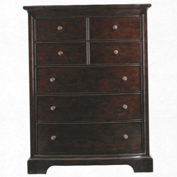 Stanley Furniture Transitional Drawer Chest In Polished Sable