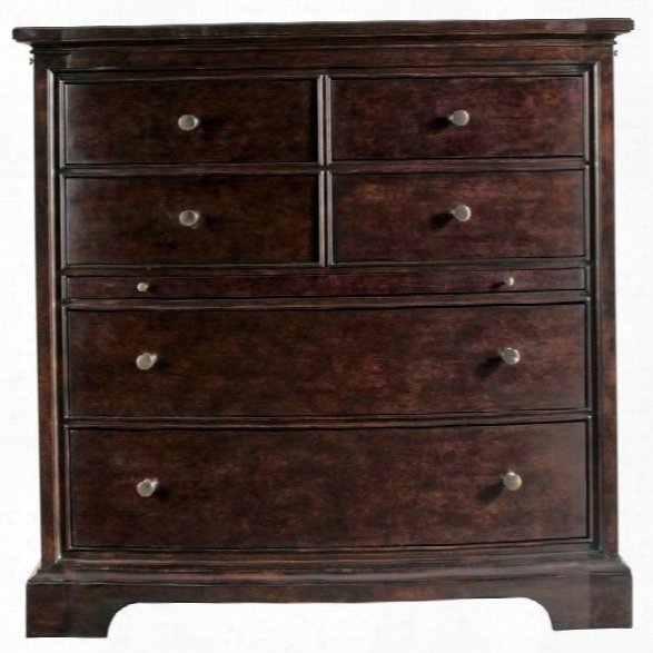 Stanley Furniture Transitional Media Chest In Polished Sable