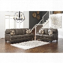 Ashley Kannerdy 2 Piece Sofa Set in Quarry