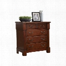 Home Styles Aspen Drawer Chest in Rustic Cherry