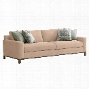 Lexington Shadow Play Chronicle Sofa in Textured Plain Yellow Gold