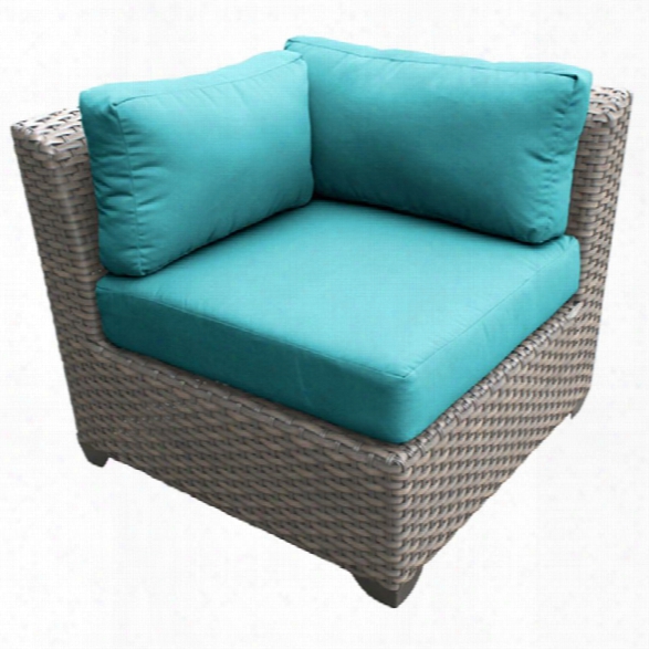 Tkc Florence Corner Patio Chair In Turquoise