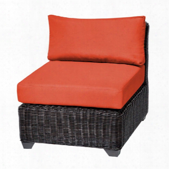 Tkc Venice Armless Patio Chair In Orange (set Of 2)