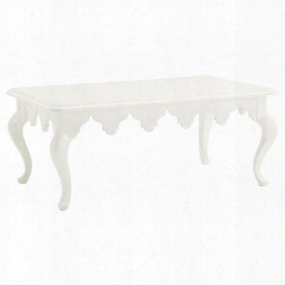 Tommy Bahama Home Ivory Key St. George Rectangle Cocktail Table In White