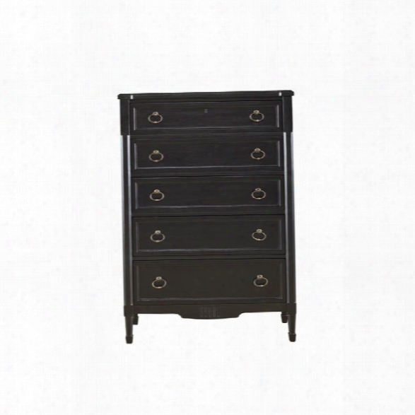 Universal Furniture Authenticity 5 Drawer Chest In Black Denim