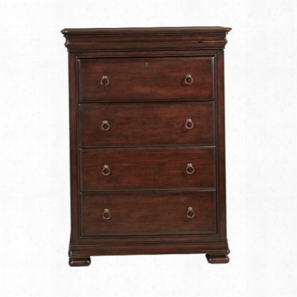 Universal Furniture Reprise 4 Drawer Chest In Rustic Cherry