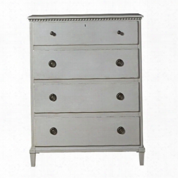 Universal Furniture Sojourn 4 Drawer Chest In Gray Lake