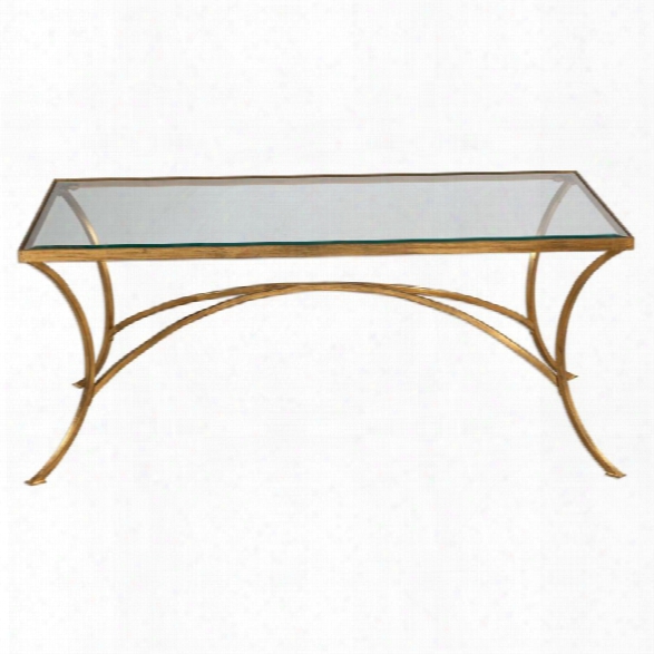 Uttermost Alayna Coffee Table In Gold