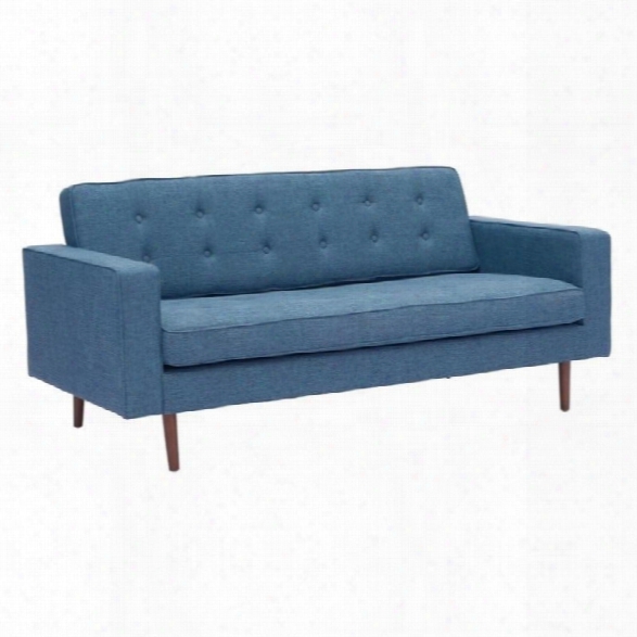 Zuo Puget Fabric Sofa In Blue