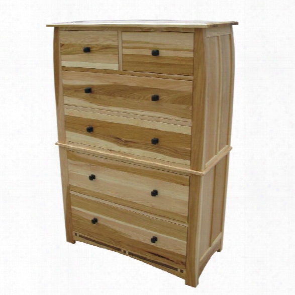 A-america Adamstown 6 Drawer Chest In Natural