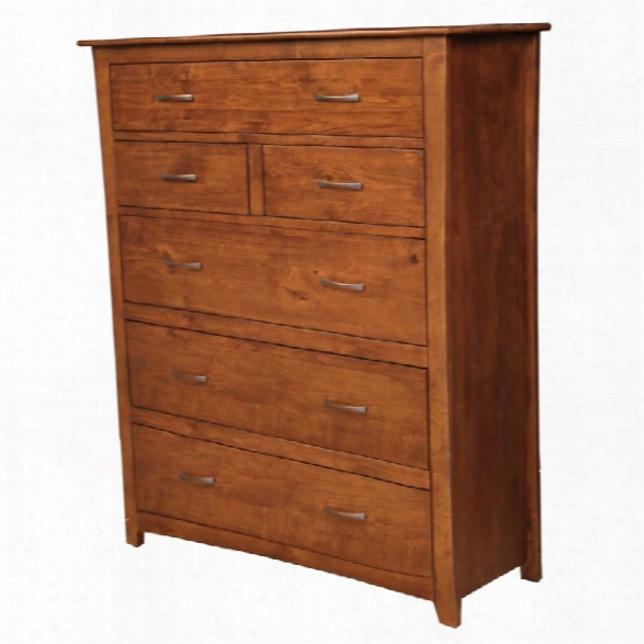 A-america Grant Park 6 Drawer Chest In Pecan