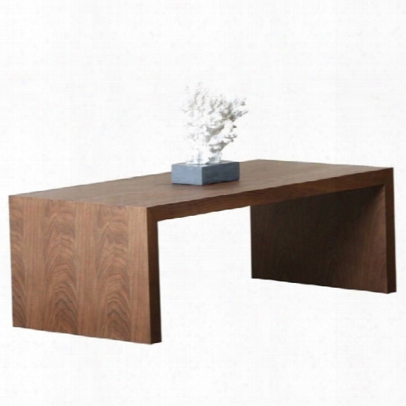 Abbyson Living Quincy Wood Coffee Table In Oak