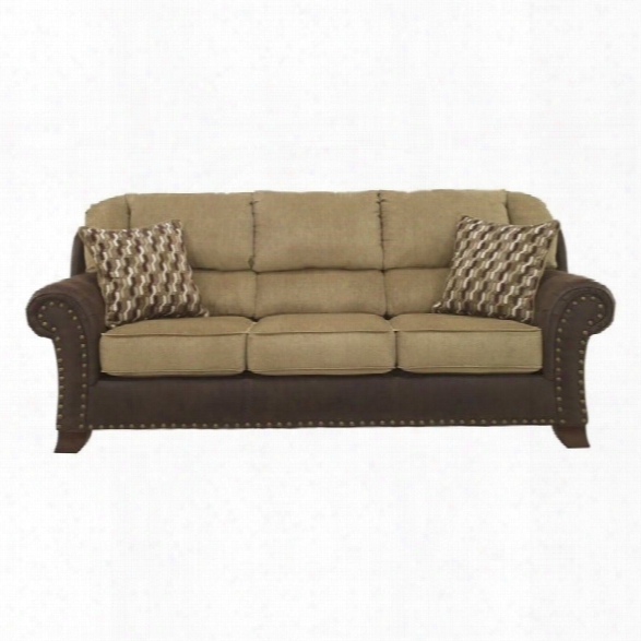 Ashley Vandive Fabric Sofa In Sand