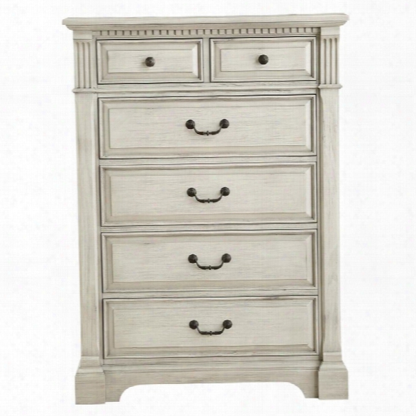 Baby Knightly Everett 6 Drawer Chest In Antique Gray