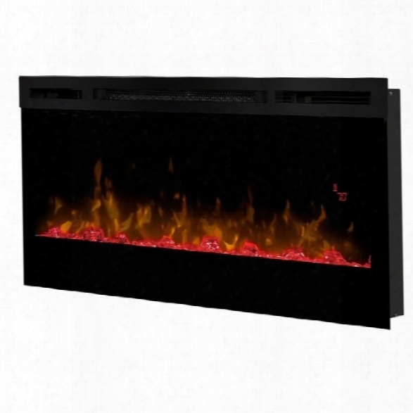 Dimplex Prism 34 Wall Mount Linear Electric Fireplace Insert In Black