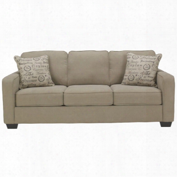 Flash Furniture Alenya Microfiber Sofa In Quartz