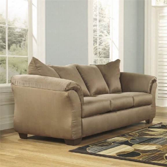Flash Furniture Fabric Sofa In Mocha