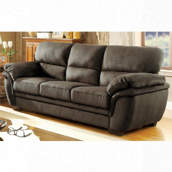 Furniture Of America Ariella Sofa In Dark Brown