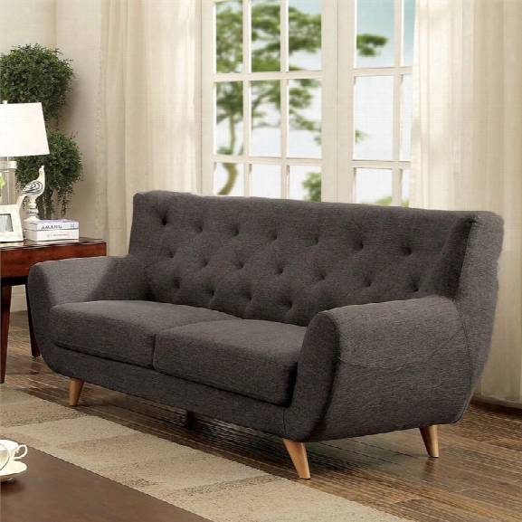 Furniture Of America Eladia Sofa In Gray