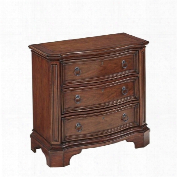 Home Styles Santiago Three Drawer Chest In Cognac